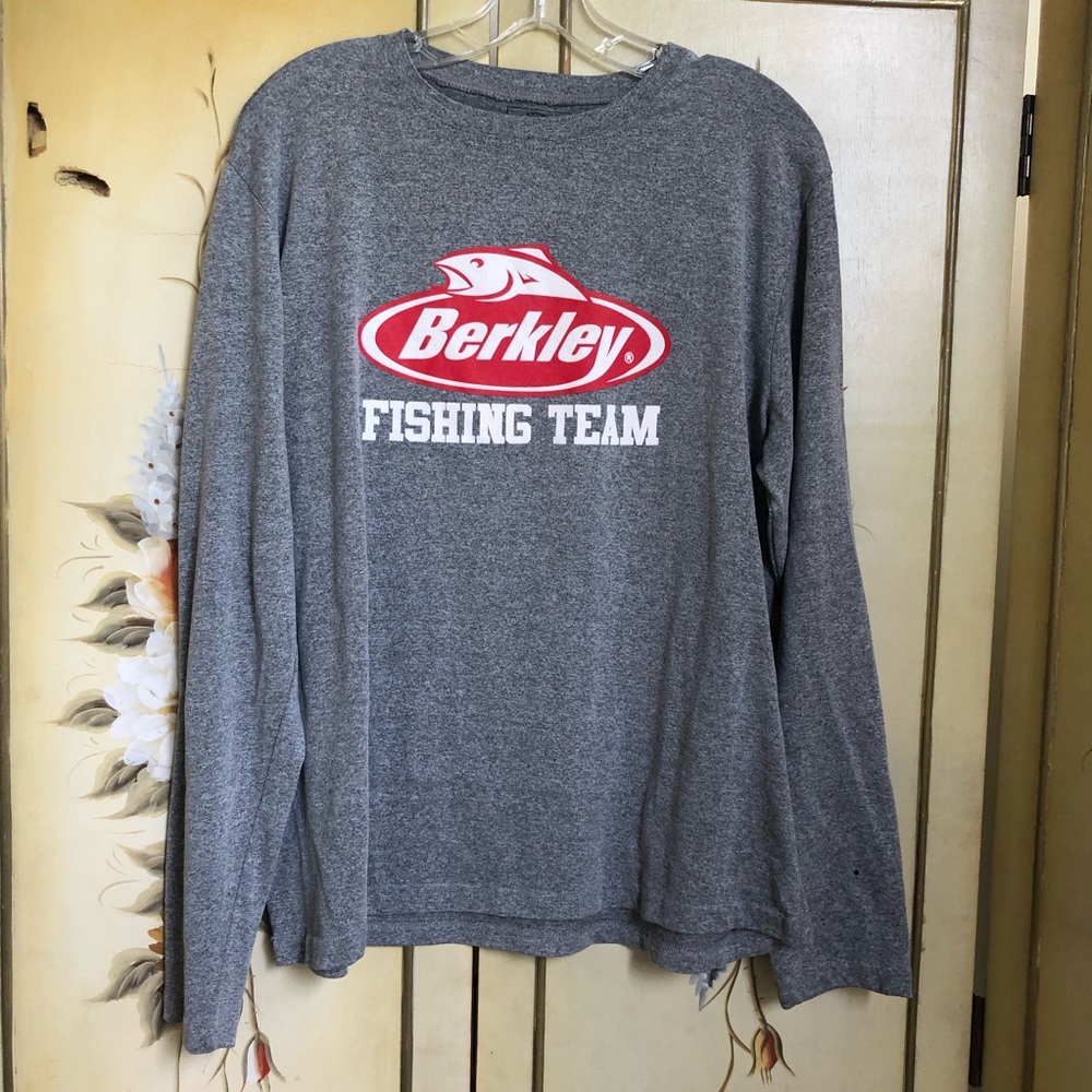 Berkley Fishing Team Gray Long Sleeves Tee Men’s M